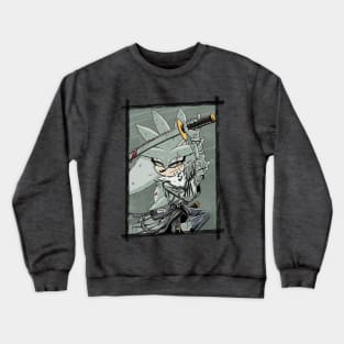 Silver the Samurai Crewneck Sweatshirt